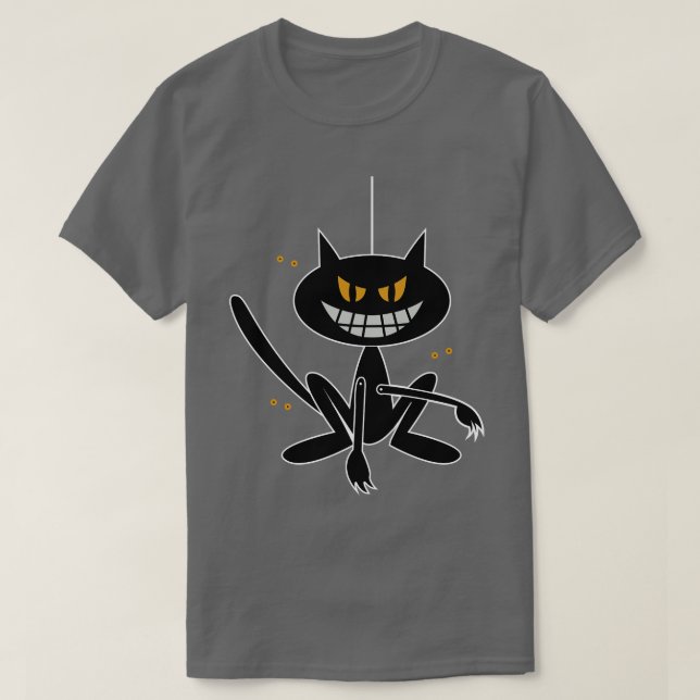 Black Cat T Shirt (Design framsida)