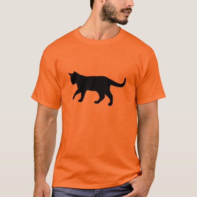 Black Cat T Shirt (Framsida)
