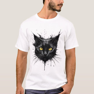 Black Cat T Shirt