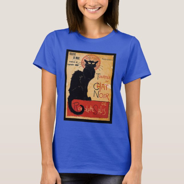 Black cat t shirt (Framsida)