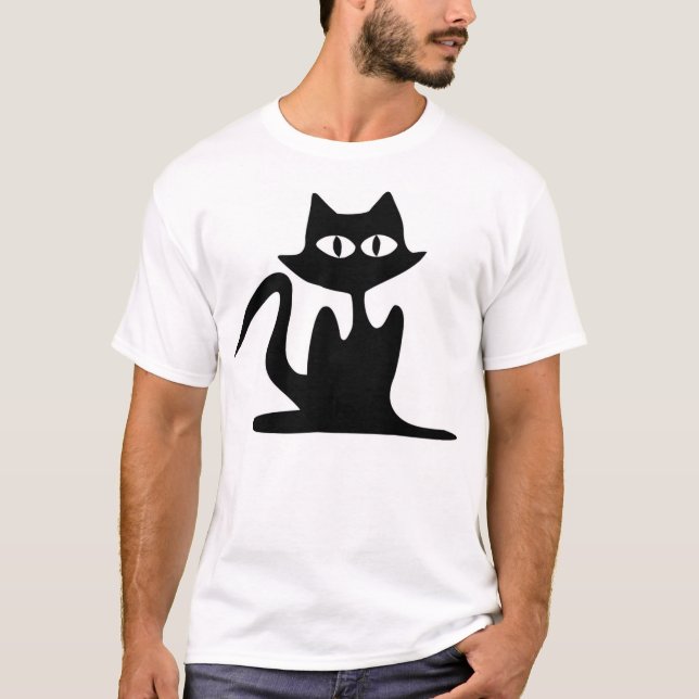 BLACK CAT T-SHIRT (Framsida)