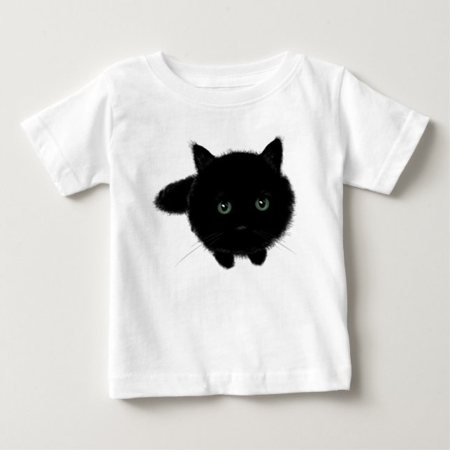 Black Cat T Shirt (Framsida)