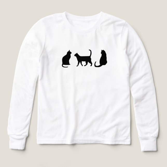 Black Cat T Shirt (Design framsida)