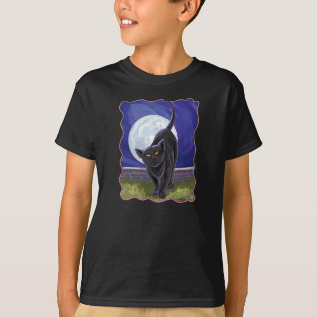 Black Cat T-Shirts (Framsida)