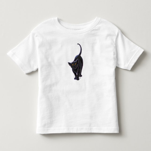 Black Cat T-Shirts (Framsida)