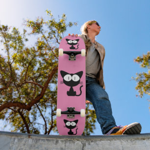 BLACK CAT TECKNAD ROSA SKATEBOARD DECK