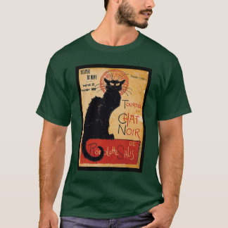 Black cat tee shirt