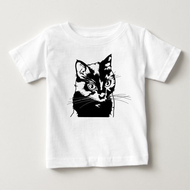 Black Cat Tee Shirt (Framsida)