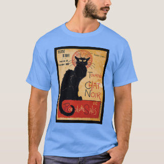 Black cat tee shirt