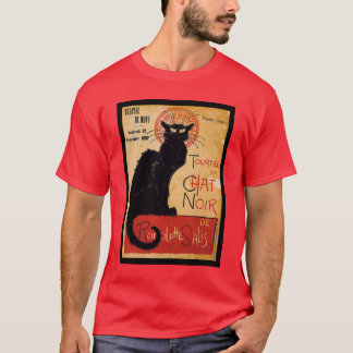 Black cat tee shirt