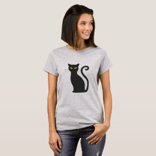 Black Cat Tee Shirt