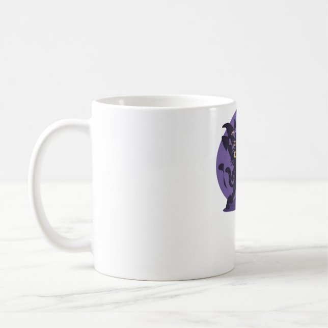 Black Cat Tennis  Essential T-Shirt Kaffemugg (Vänster)