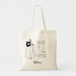 Black Cat "this is my Tote" roligt Tygkasse