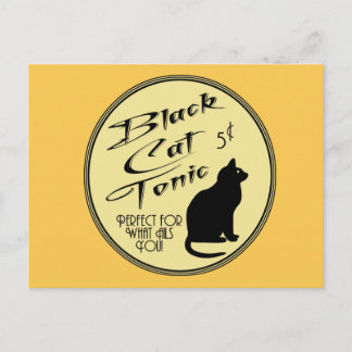 Black Cat Tonic Vykort