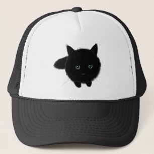 Black Cat Truckerkeps