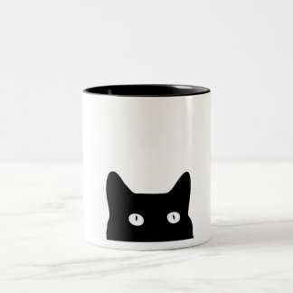 Black Cat Två-Tonad Mugg