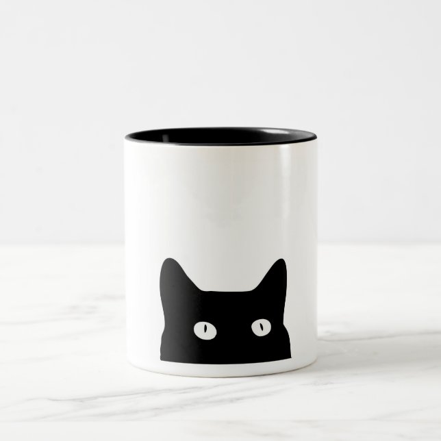 Black Cat Två-Tonad Mugg (Center)