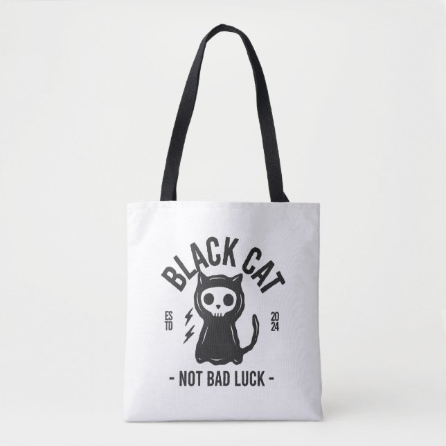 Black cat tygkasse (Framsida)
