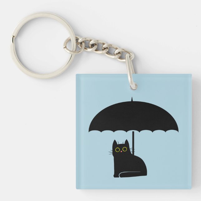 Black Cat under Parbrella (Framsidan)