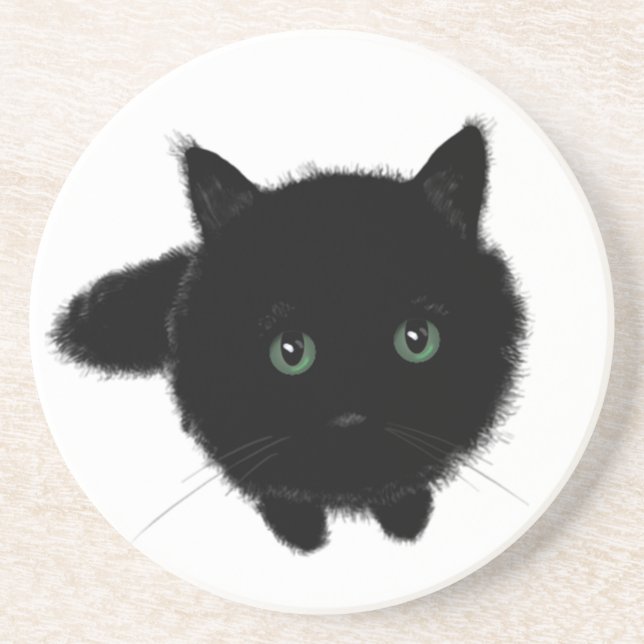 Black Cat Underlägg Sandsten (Framsidan)