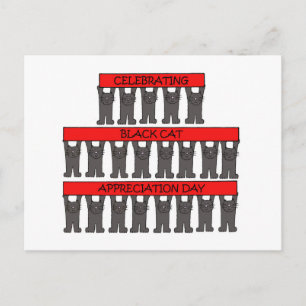 Black Cat-utvärderingsdag 17 augusti Vykort