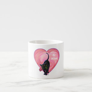 Black Cat Valentine Day Espressomugg