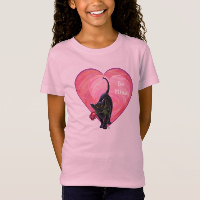Black Cat Valentine Day Tee (Framsida)