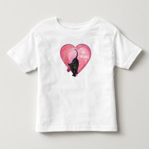 Black Cat Valentine Day Tee