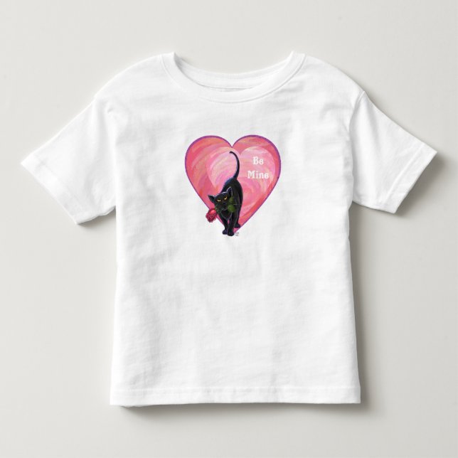 Black Cat Valentine Day Tee (Framsida)