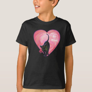 Black Cat Valentine Day Tröja