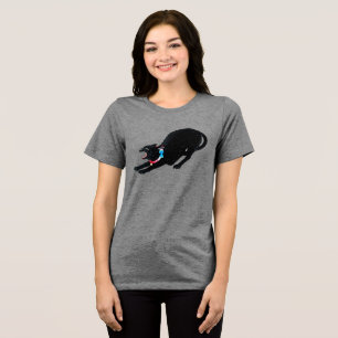 Black Cat - Vintage Japansk Art Tee