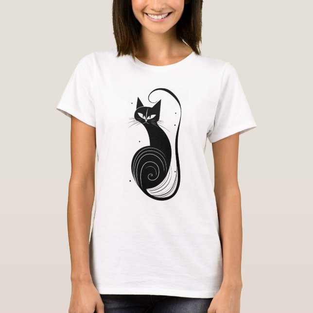 BLACK CAT-VINTAGE T-SHIRT (Framsida)