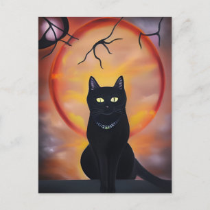 Black Cat Vykort