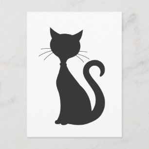 Black Cat Vykort