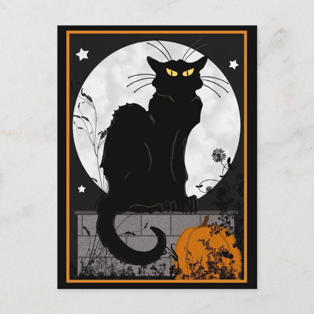 "Black Cat"-vykort Vykort (Framsida)