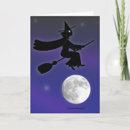 Black Cat Witch-kort Kort