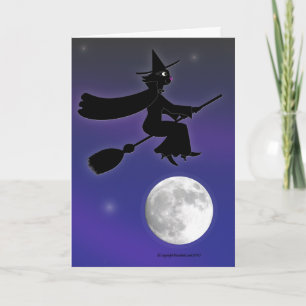 Black Cat Witch-kort Kort