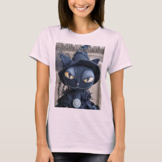 Black Cat Witch T-Shirt