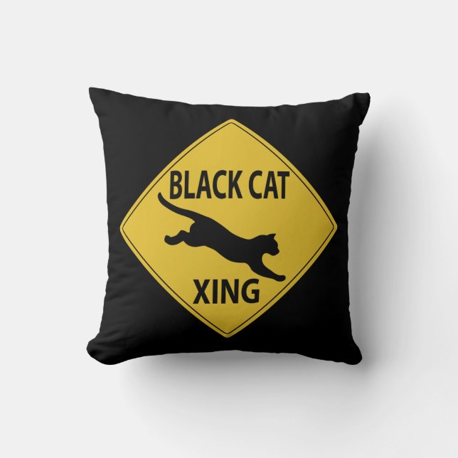 Black Cat Xing Kudde (Framsida)