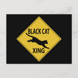 Black Cat Xing Vykort