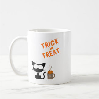 Black Cats, Hot Coffee & Halloween Vibes Kaffemugg