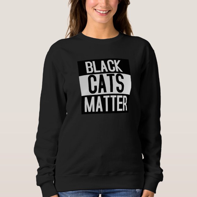 Black Cats Matter   Animal Kitty T Shirt (Framsida)