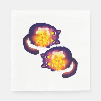 Black Cats Star Collectors Pappersservett