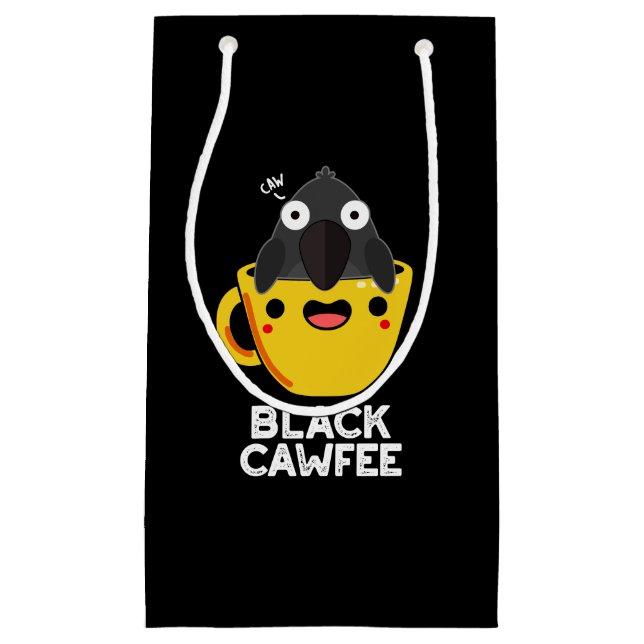 Black Cawfee Kråka Coffee Pun Mörk BG (Framsidan)