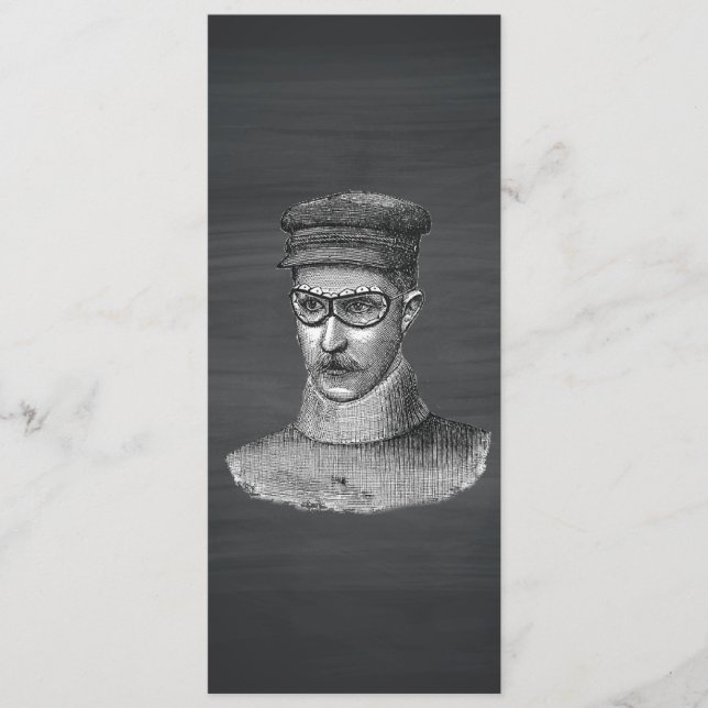 Black Chalkboard Steampunk Goggles Man (Framsida)