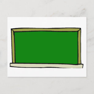 Black Chalkboard Vykort