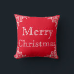 Black Chalkboard White Swirl God jul Kudde<br><div class="desc">Det här är en vacker dekorativ svart kalkbräda,  vit wirl god jul,  hälsning-ruta. Du kan lura ditt sovrum med den vackra julkudden önskemål. Fira säsongen med denna moderna och snyggt helgdag-dekorkudde.</div>