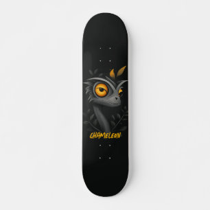 Black Chameleon Personlig Mini Skateboard Bräda 18,5 Cm