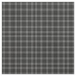 Black Charcol Grått Tartan Play Tyg