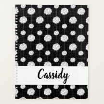 Black Cheerledare Pom Pom Mönster